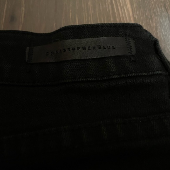 Christopher Blue Denim - SOLD - Christopher Blue black denim sz 4 EUC